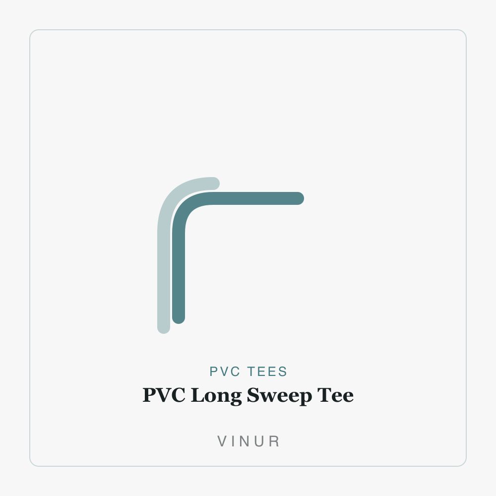 PVC Long Sweep Tee